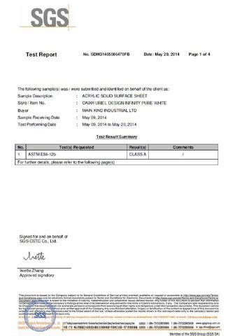 astm e84 test results